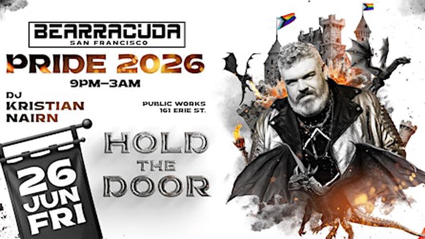 Enlarge image: Bearracuda SF Pride 2026: HOLD THE DOOR